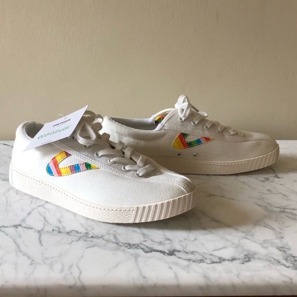 rainbow tretorn sneakers